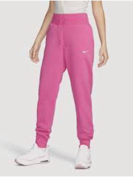 Nike Pants - Nike Phoenix Fleece Playful Pink High Rise Joggers Size M NEW